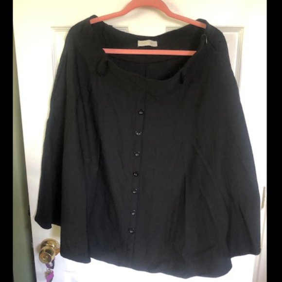 Belle Poque Black Vintage Style Button skirt XXL - Picture 3 of 9